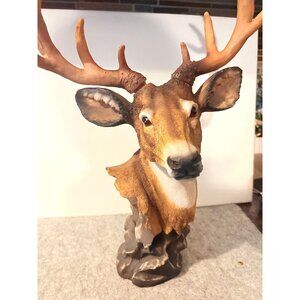 Large Resin Deer Figurine W/ Removable Antlers #3160